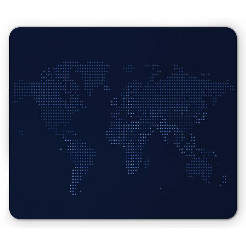 Modern World Web Dots Mouse Pad