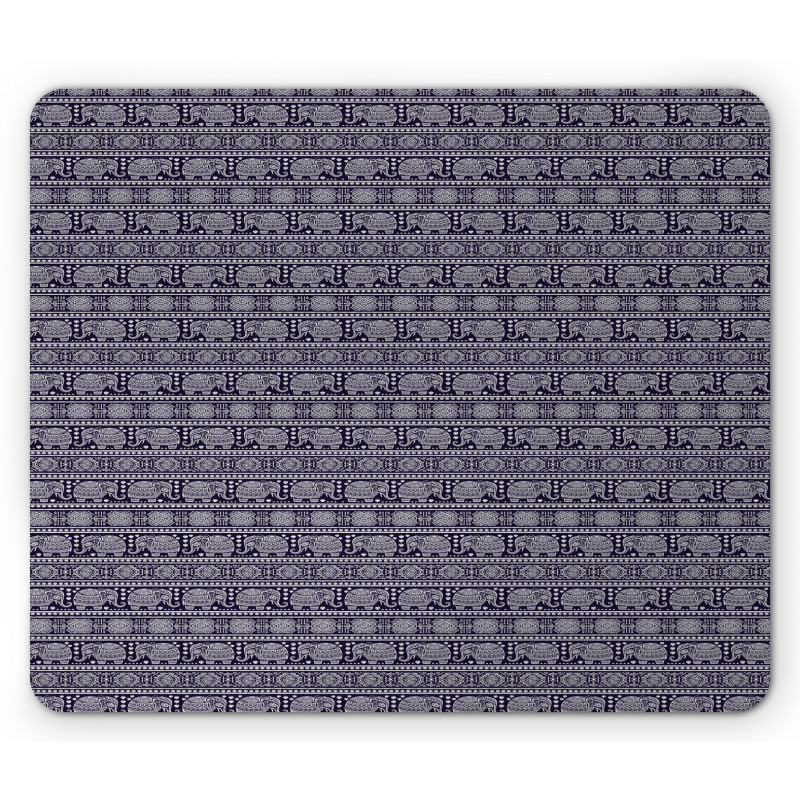 Style Elephants Mouse Pad