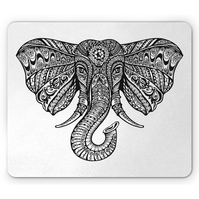 Graceful Elephant Design Mouse Pad