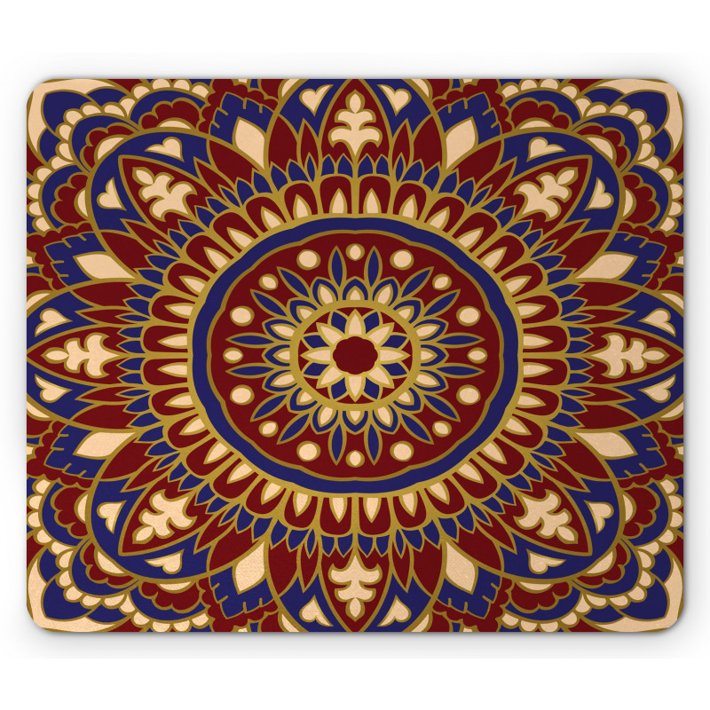 Oriental Tile Inspired Look Mouse Pad