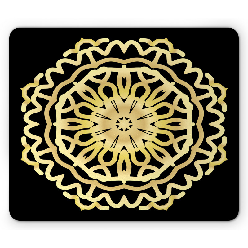 Modern Simplistic Mandala Mouse Pad