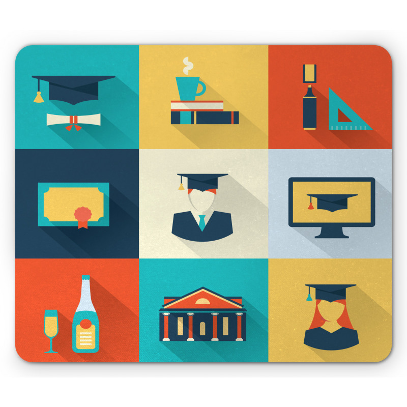 Colorful Squares Concept Mouse Pad