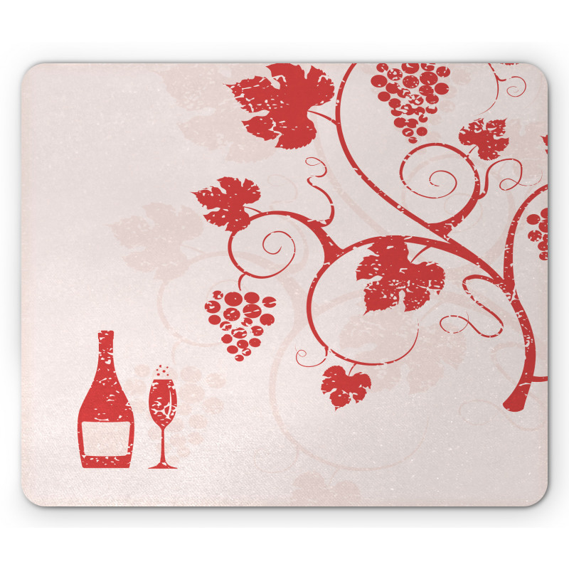 Winery and Fruits on Tree Mouse Pad