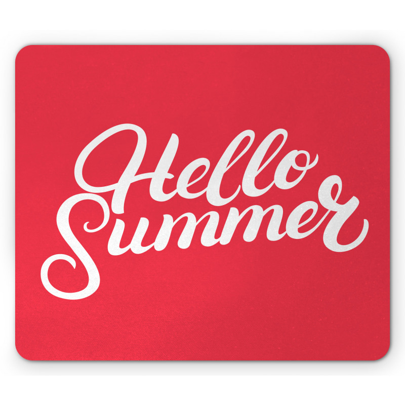 Summer Hand Written Words Mouse Pad