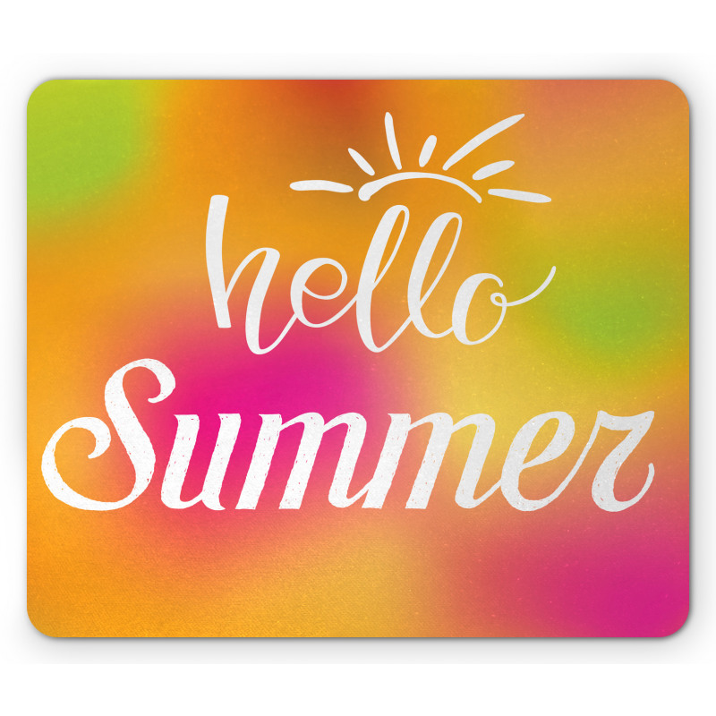 Abstract Colorful Summer Mouse Pad