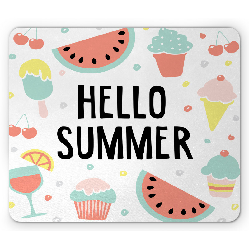 Fresh Tastes Hello Summer Mouse Pad