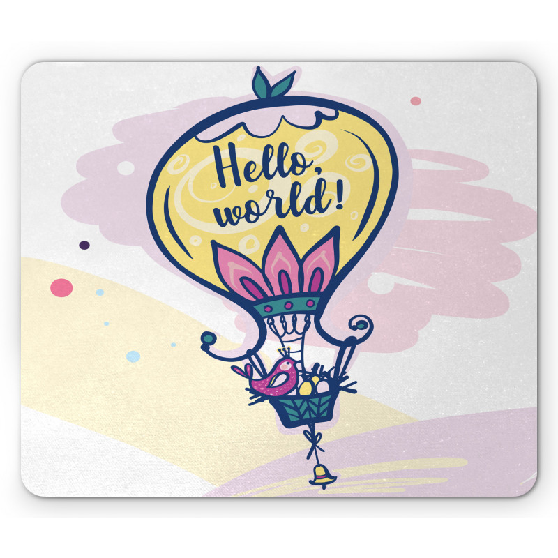 Balloon and Bird Eggs Mouse Pad