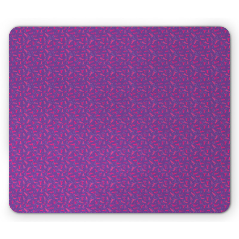 Modern Repeating Pattern Mouse Pad