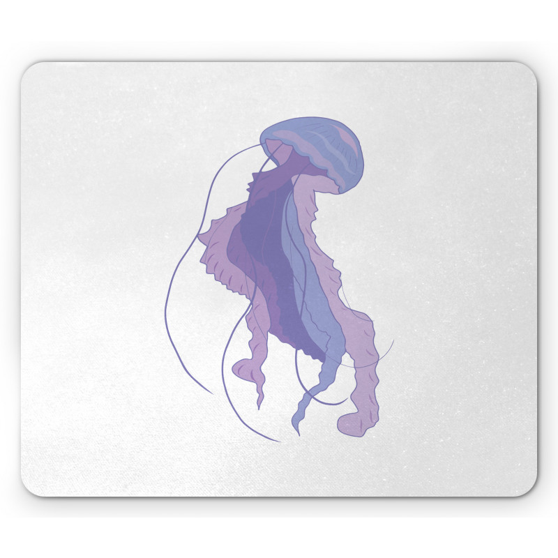 Pastel Purple Tones Art Mouse Pad