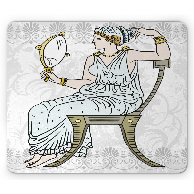 Greek Woman in Toga Mirror Mouse Pad