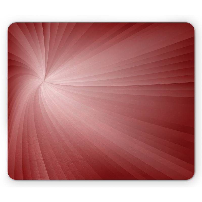 Ombre Effect Twirling Rays Mouse Pad