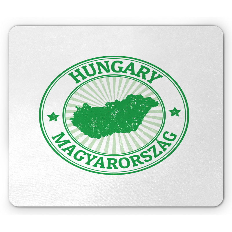 Europe Country Name and Map Mouse Pad