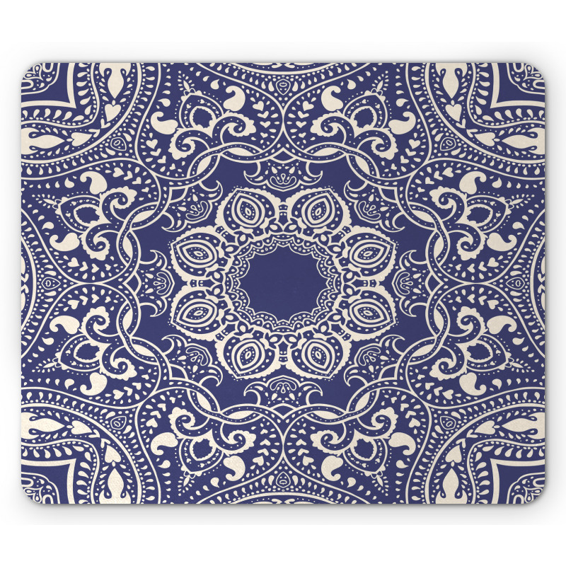 Curly Leaves Mouse Pad