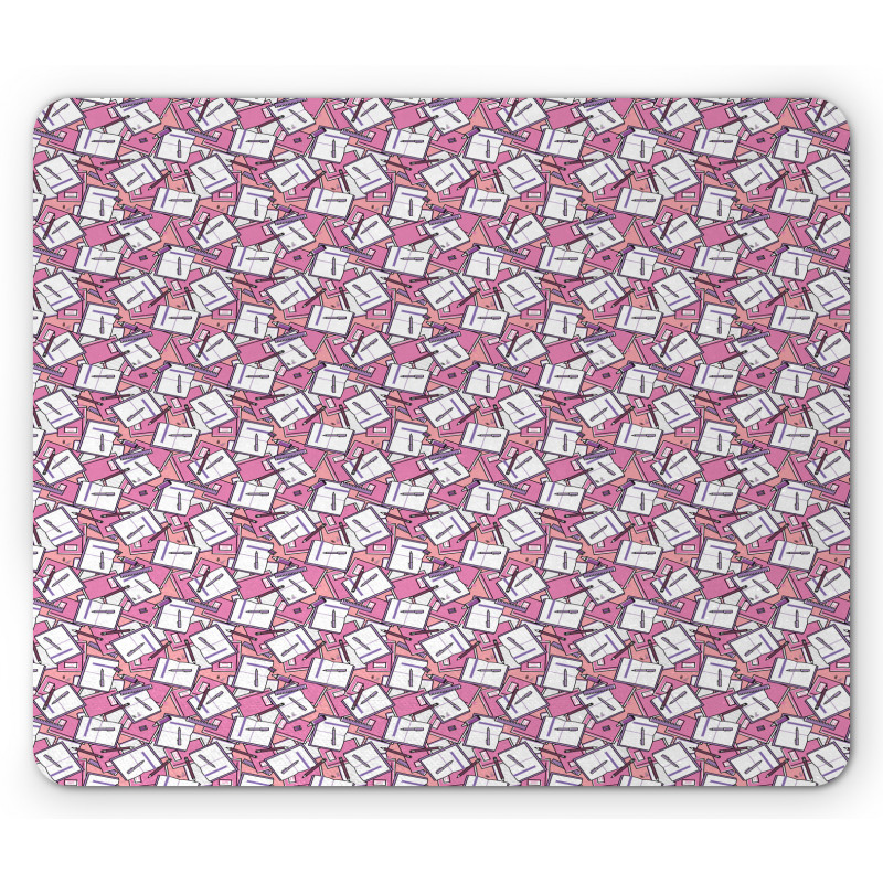 Girly Notebook Pen Marker Mouse Pad