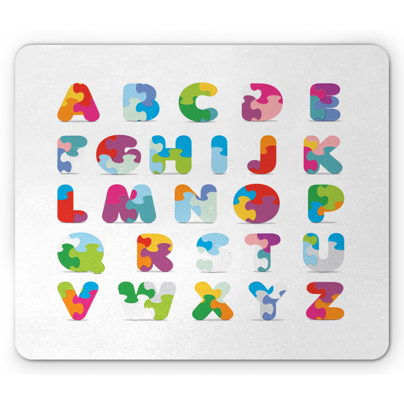 Alphabet Letters Fun Mouse Pad