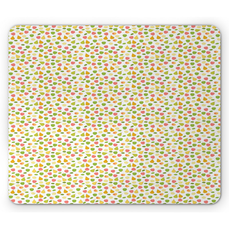 Colorful Fresh Fruits Graphic Mouse Pad