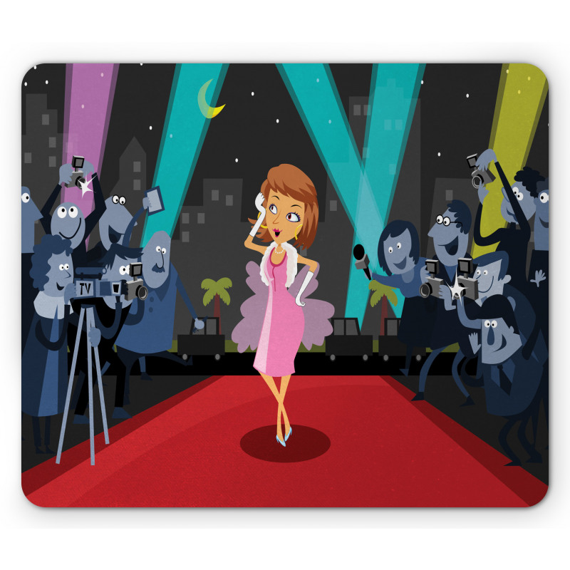 Actress on the Red Carpet Mouse Pad