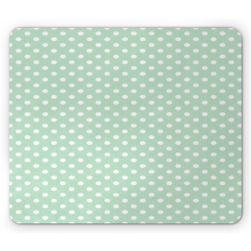 Vintage Design Polka Dotted Mouse Pad