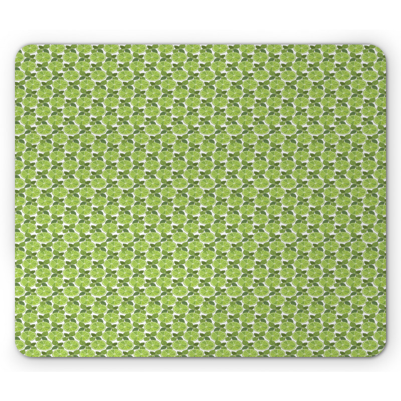 Lime Cocktail Drinks Herbs Mouse Pad