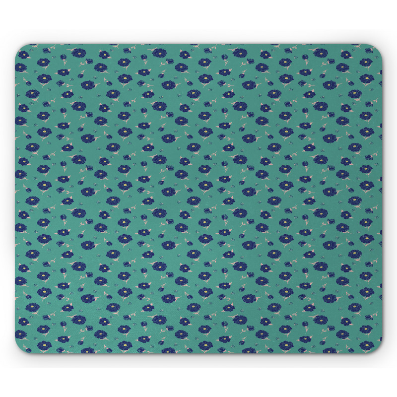 Blooms Pastel Flower Branch Mouse Pad