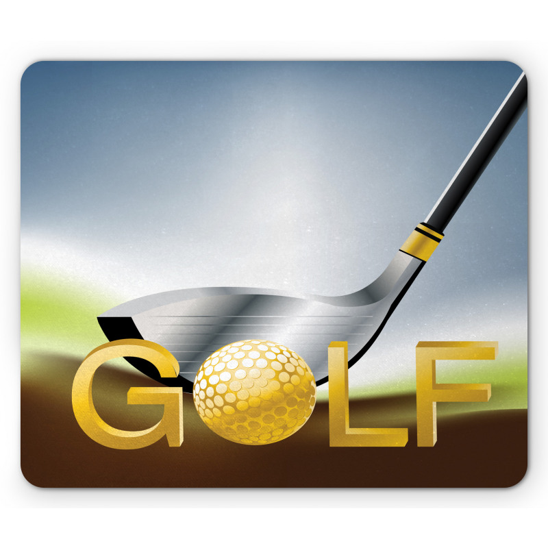 Sportive ActivityGolf Stick Mouse Pad