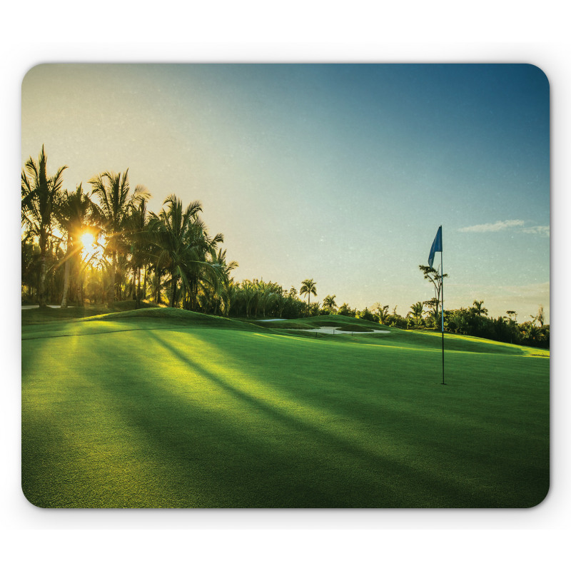 Countryside Sunset on Field Mouse Pad