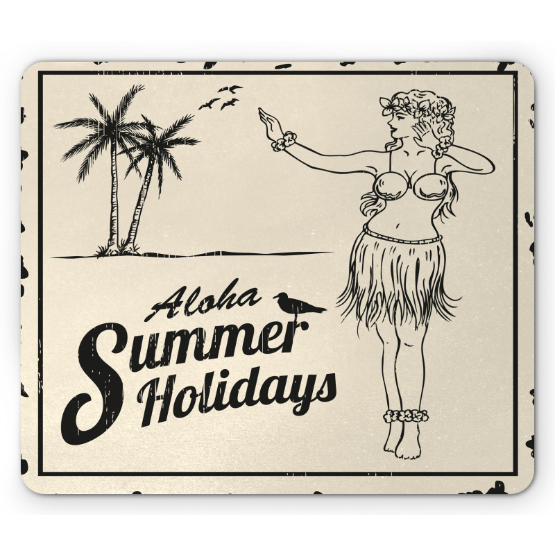 Aloha Summer Holidays Mouse Pad