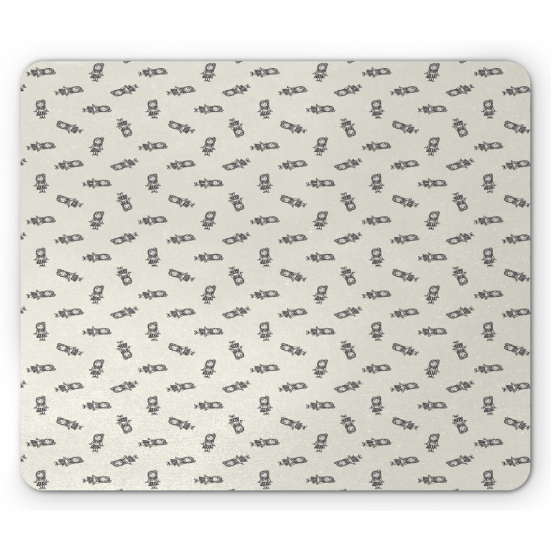 Dancers Pattern Caribbean Mouse Pad