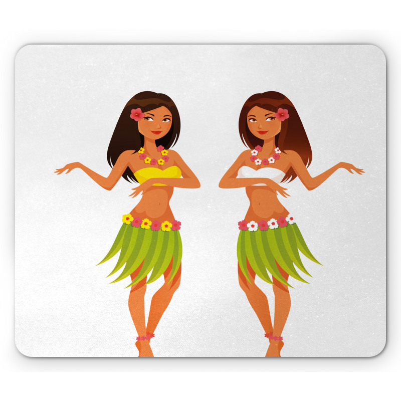 Exotic Floral Costumes Mouse Pad