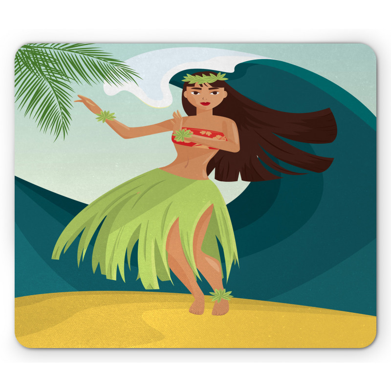 Aloha Palm Trees Summer Mouse Pad