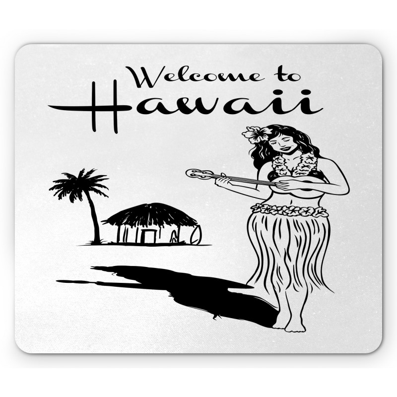 Welcome to Hawaii Words Mouse Pad