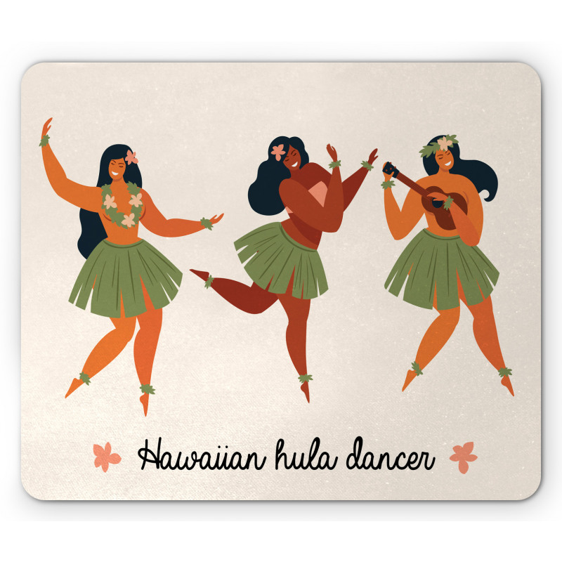 Hawaiian Performers Beach Mouse Pad