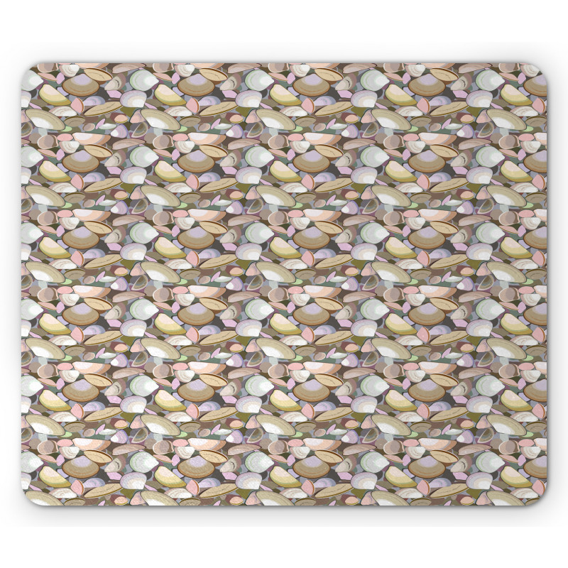 Colorful Sea Shells Tropical Mouse Pad