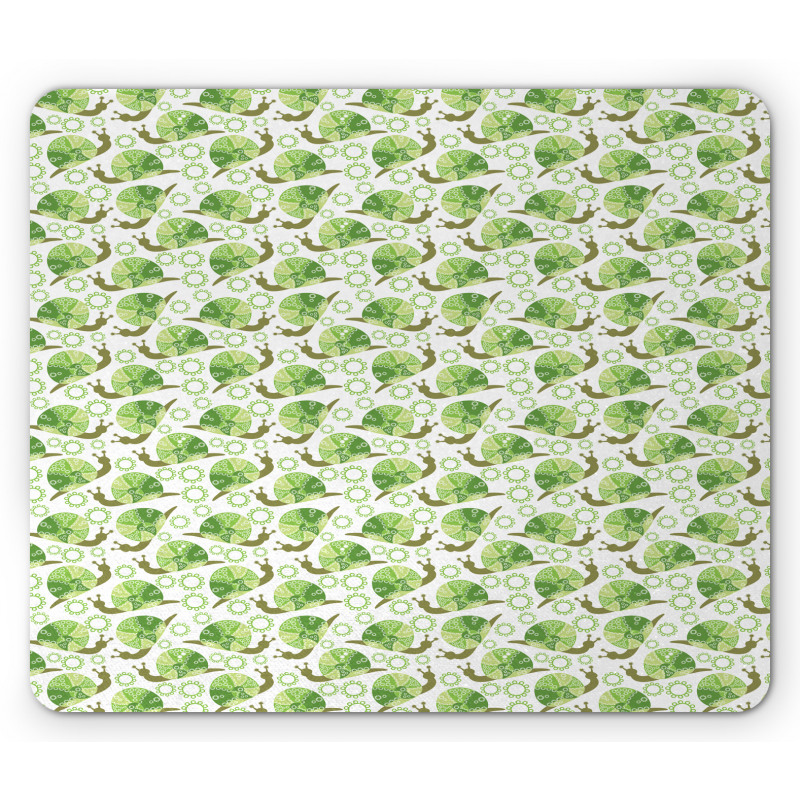 Shelled Baby Organism Pattern Mouse Pad