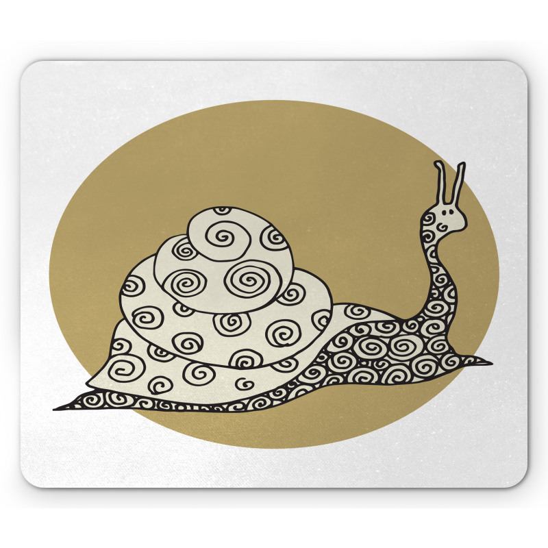 Slug with Antennas Pattern Mouse Pad