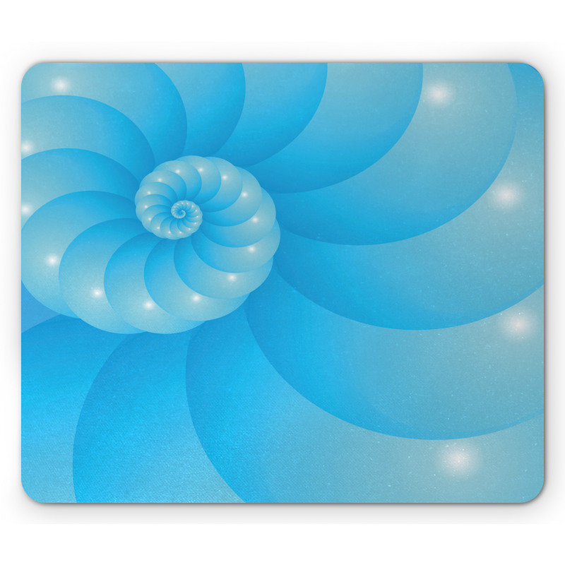 Depth of Ocean Nautical Shell Mouse Pad