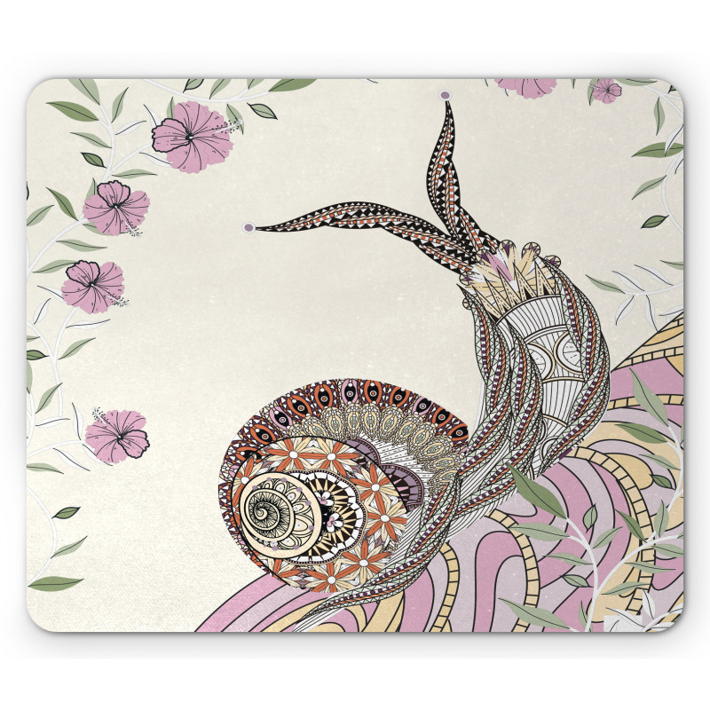 Ornamental Bohemian Organism Mouse Pad