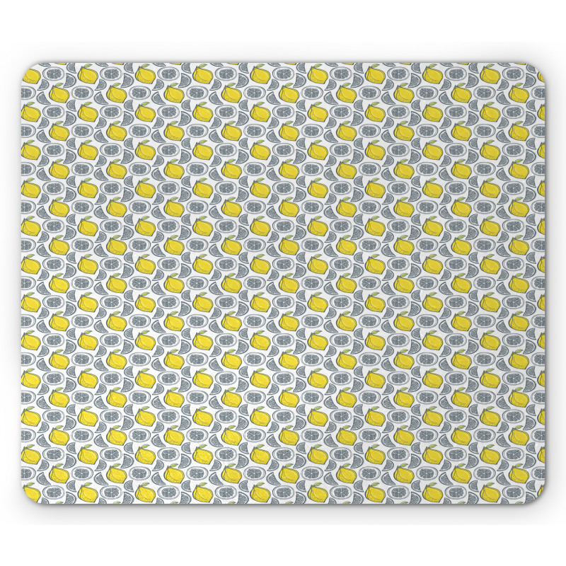 Hand Drawn Lemons Mouse Pad