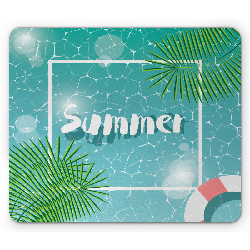 Tropical Summer Square Mouse Pad