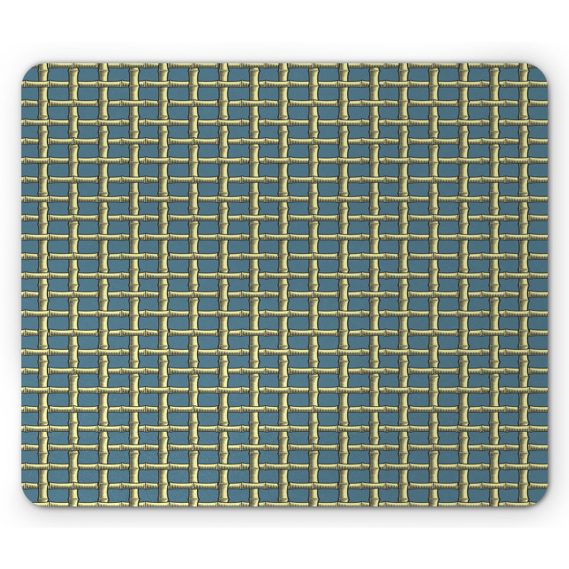 Simplistic Bamboo Cane Cell Mouse Pad