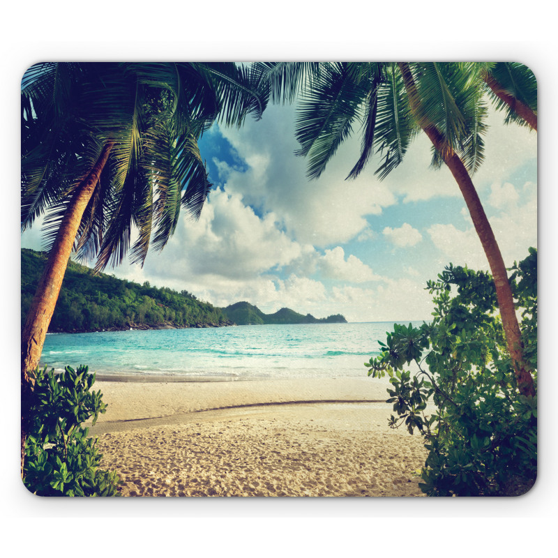 Summer Vintage Tropical Mouse Pad