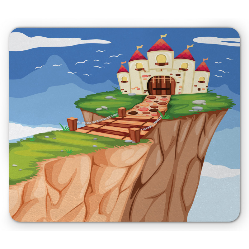 Colorful Castle Peak Edge Mouse Pad