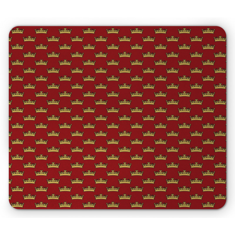 Nobility Sign Crown Pattern Mouse Pad