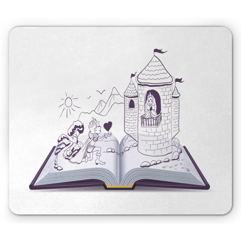 Knight Princess Fairytale Mouse Pad