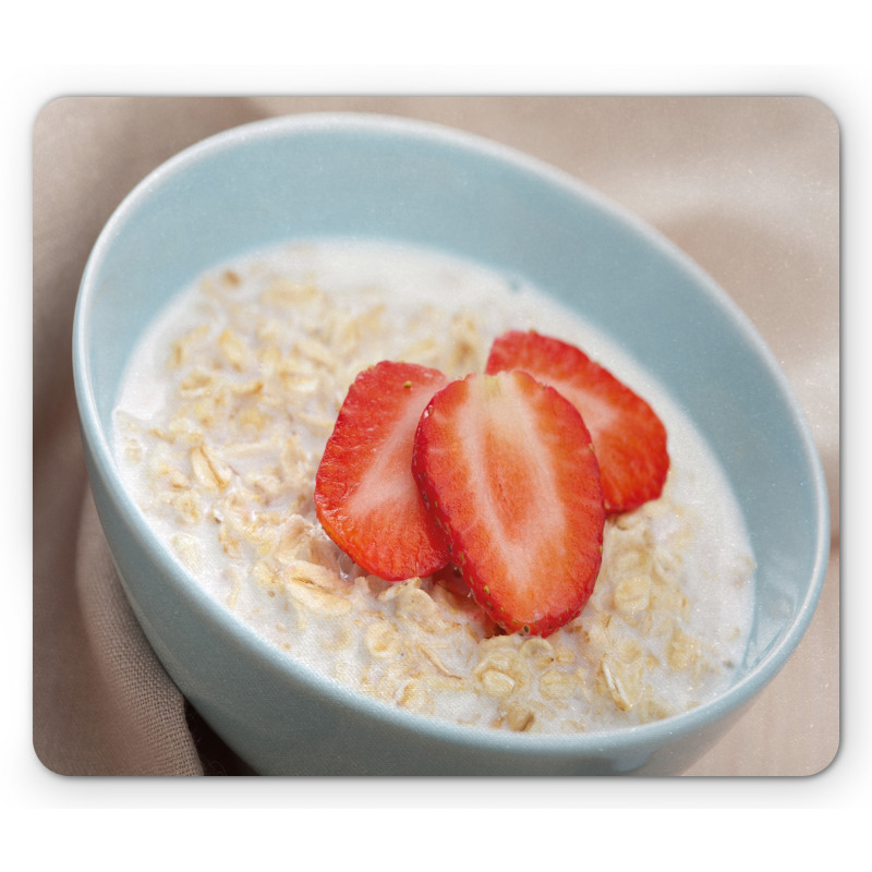 Fresh Strawberries Cereal Mouse Pad