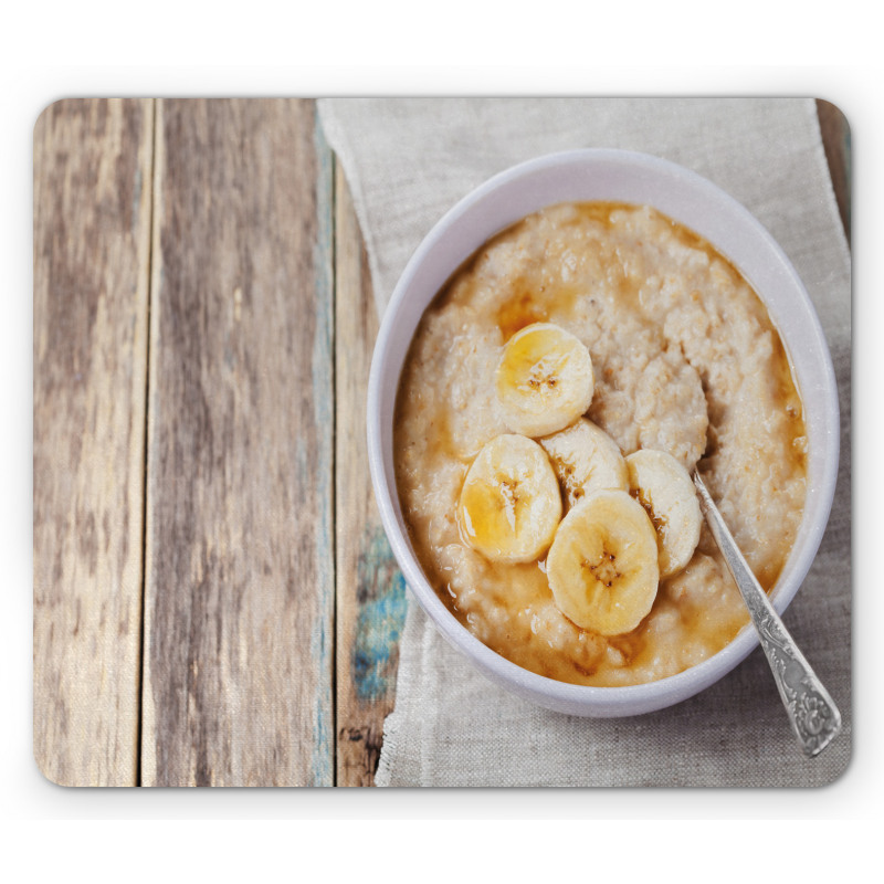 Bowl of Banana Porridge Mouse Pad