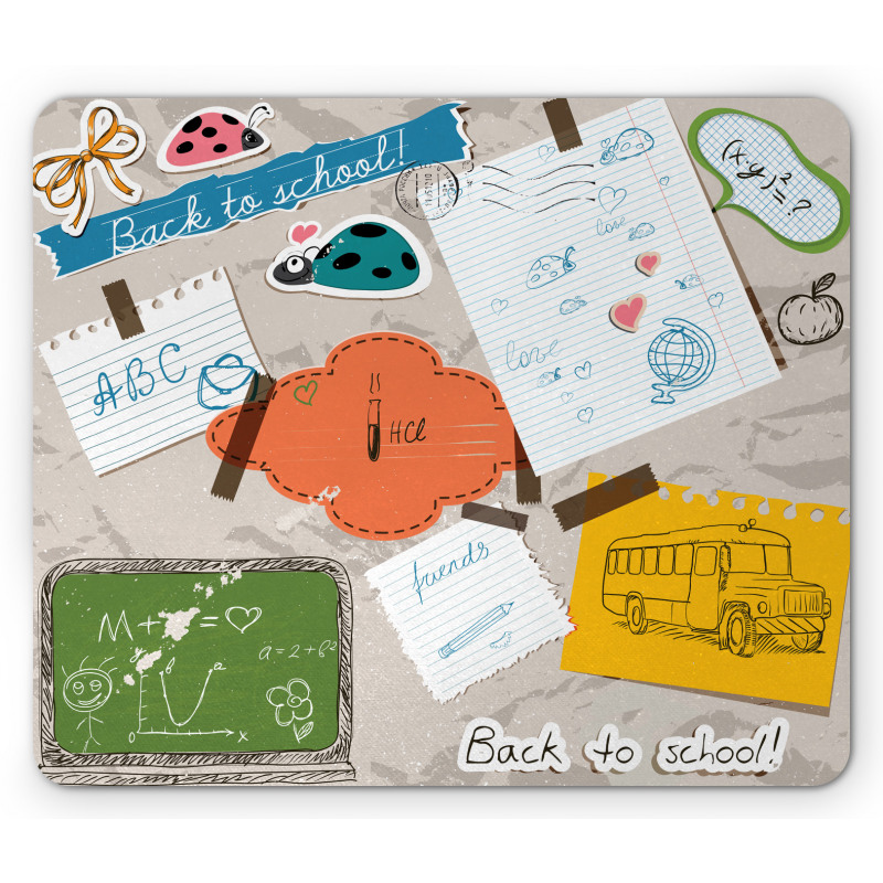 Back to School Learning Mouse Pad