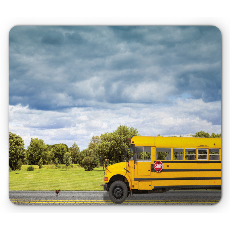 Country Road Morning Mouse Pad