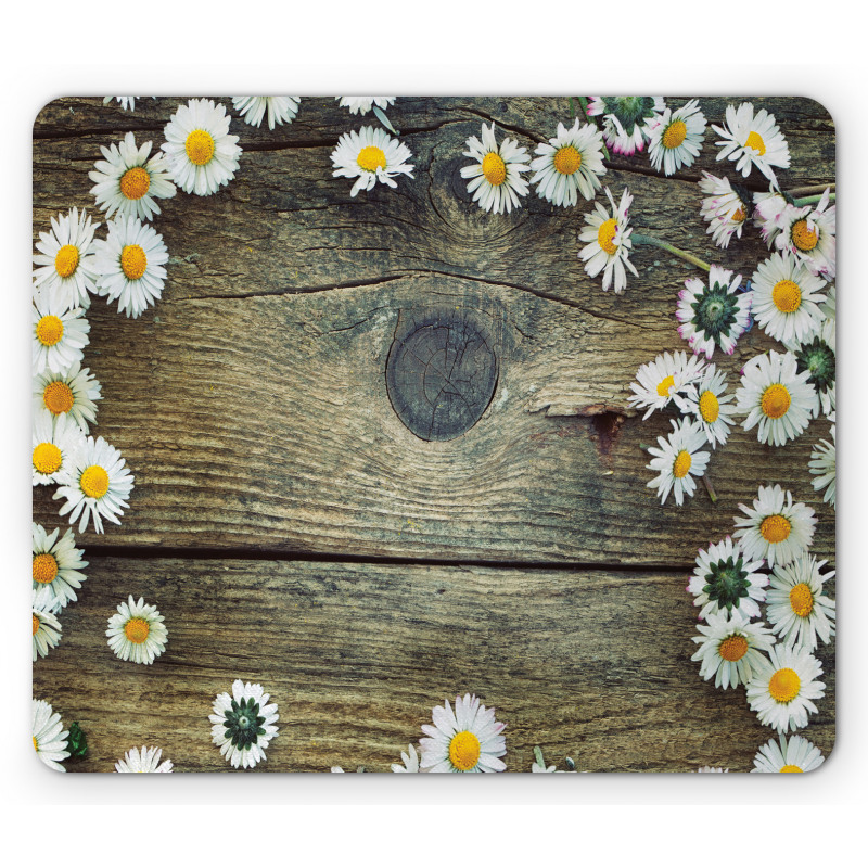 Fresh Spring Daisies Mouse Pad