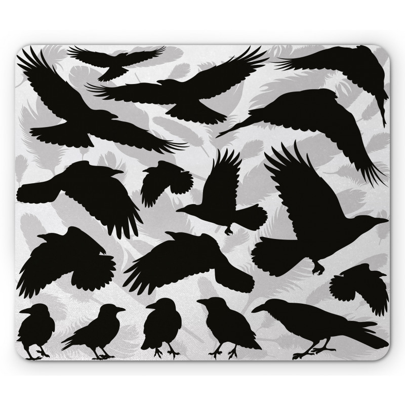 Birds and Feathers Mouse Pad